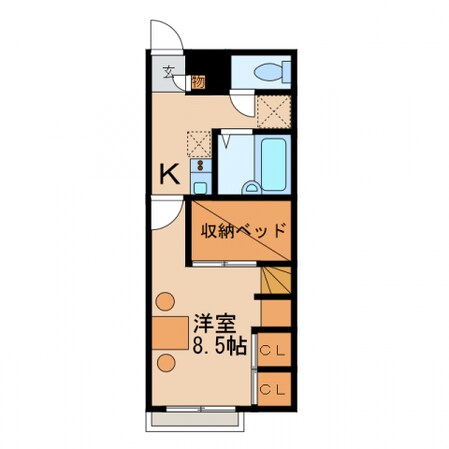 ソレイユ２番館の物件間取画像